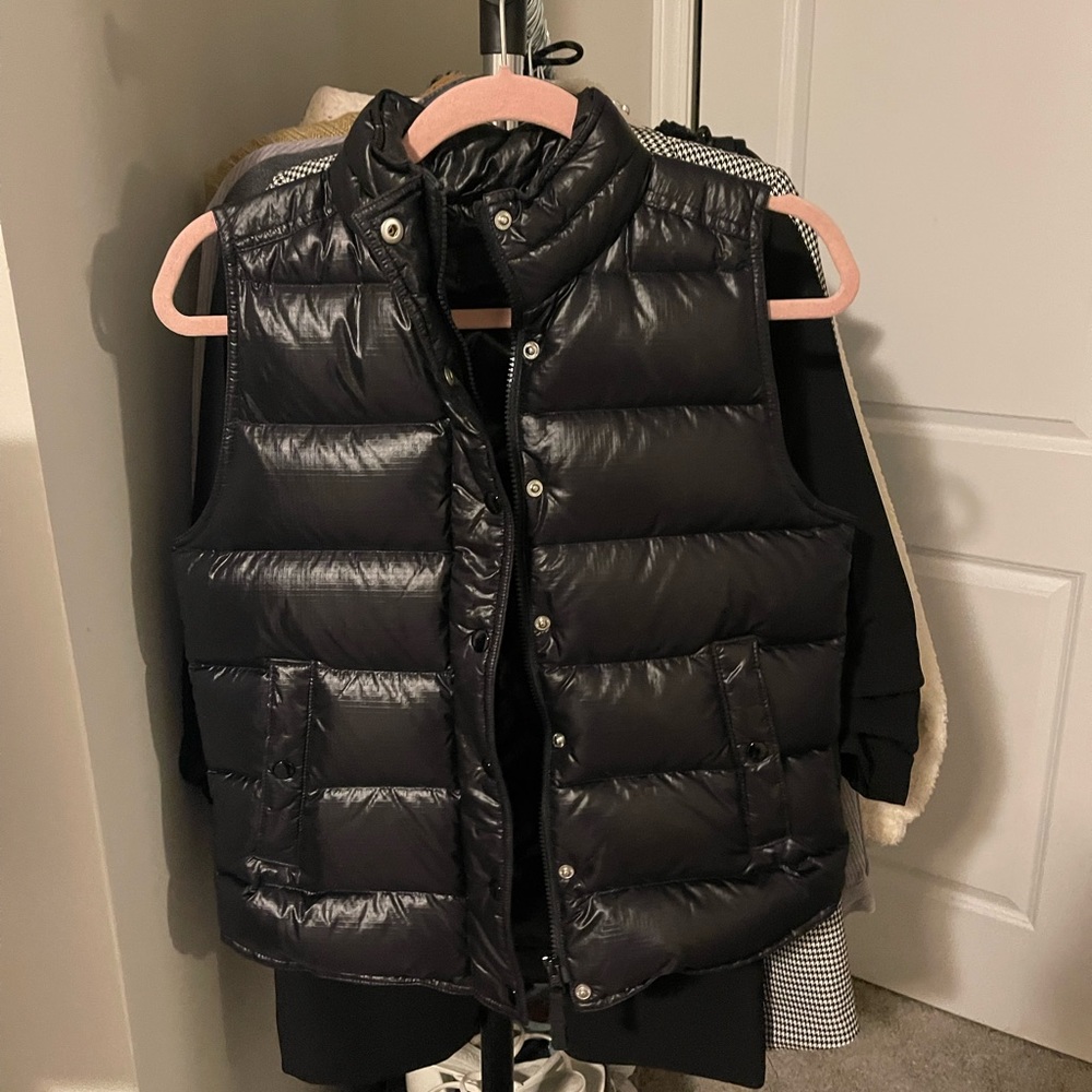 J.Crew black puffer vest